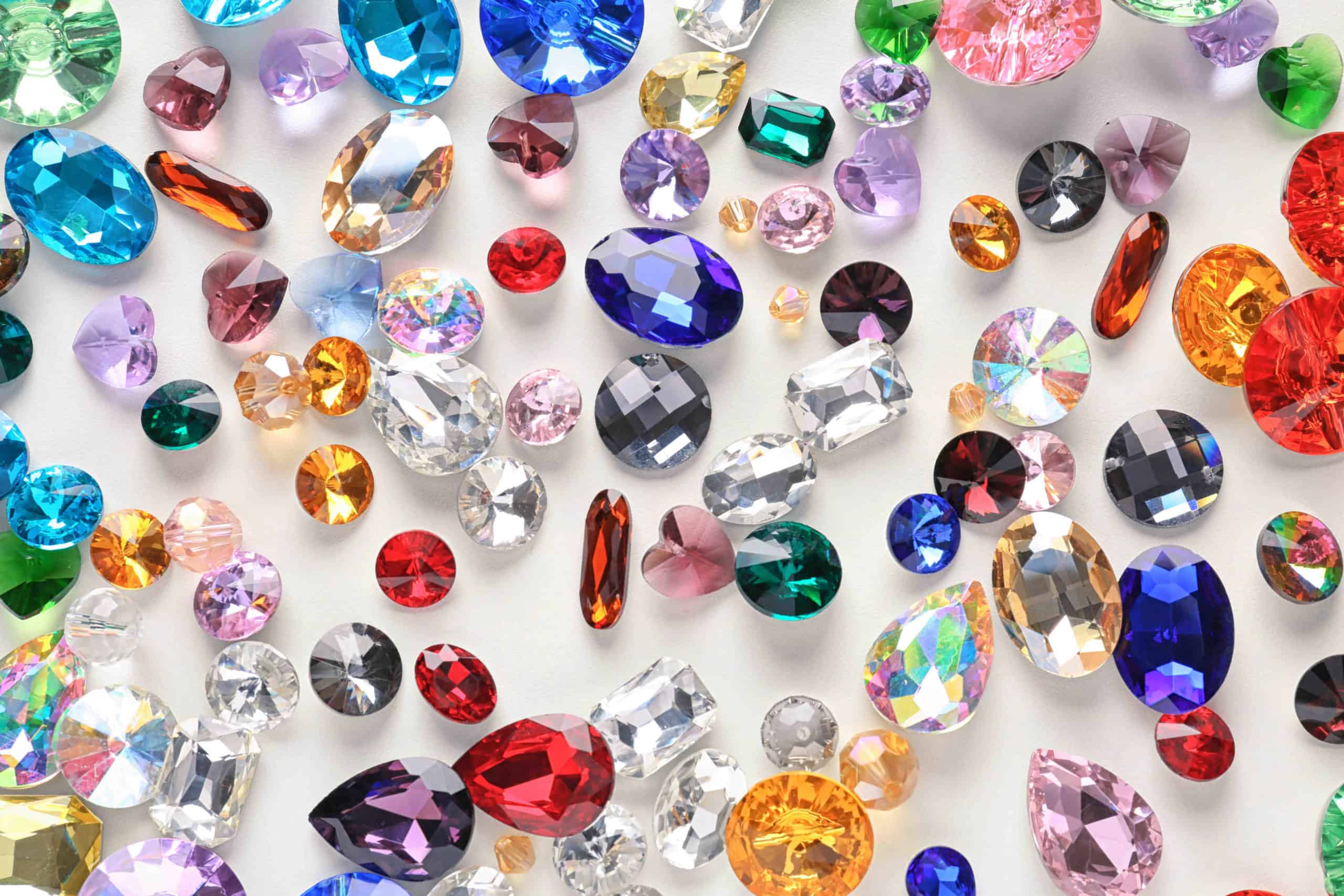 60 Pierres Précieuses Acrylique Pour Enfants - 20 Mm, Multicolores, Pour Chasse Au Trésor, Décoration, Jeux Créatifs