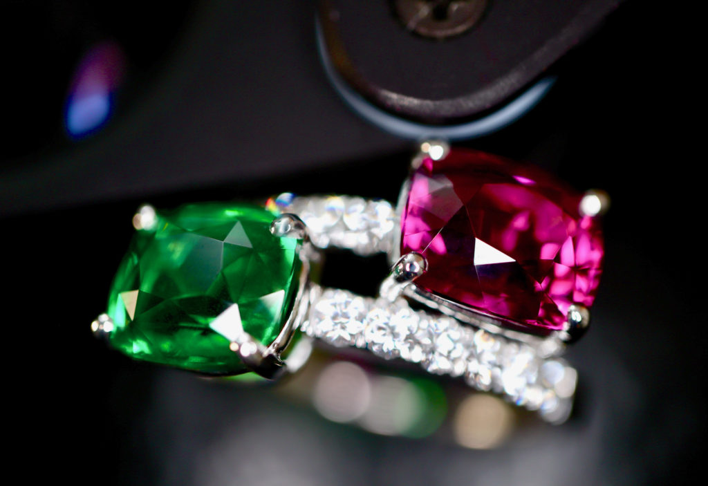 Duo Tsavo Genat Violet et Diamants